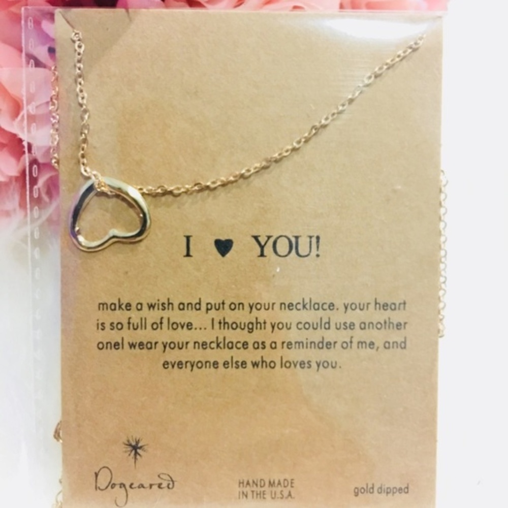 "I love you" necklace